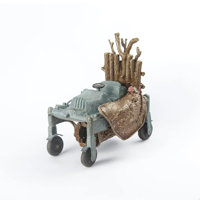 Κρεβάτι από κορμούς